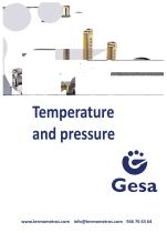 General catalogue | Temperature and pressure