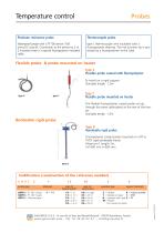 Temperature control probes