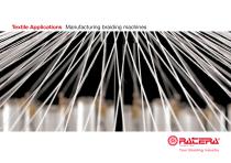 Textile Applications Manufacturing braiding machinesion
