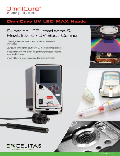 OmniCure UV LED MAX Heads