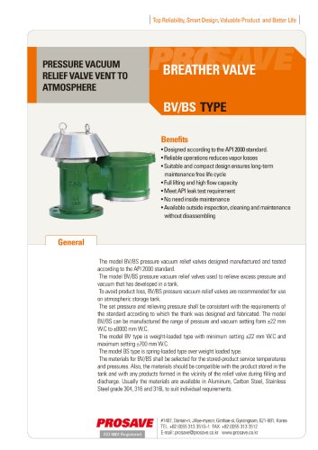 BREATHER VALVE