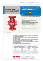 FLAME ARRESTER