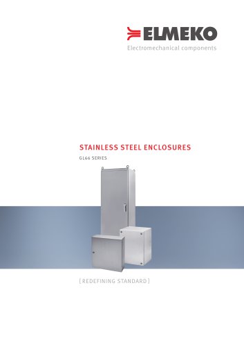 Wall mount enclosures gl66-stainless steel