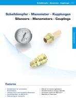 Silencers - Manometers - Couplings