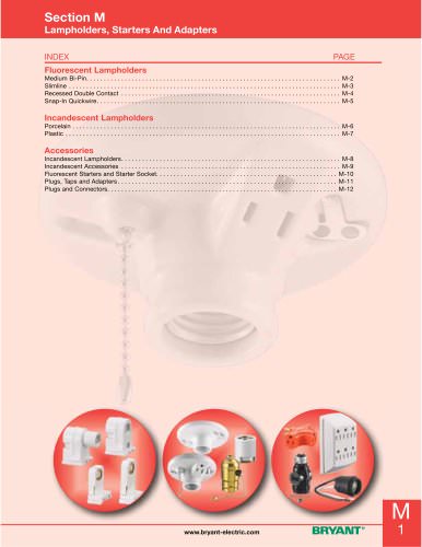 Lampholders, Starters And Adapters