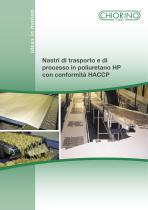 Alimentare - Nastri di trasporto e di processo HACCP Serie HP - 1