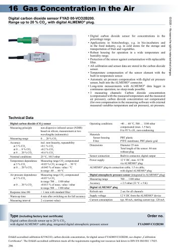 CO2 sensor FYAD 00-VCO2B200