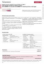 Digital precision resistance sensor Pt100