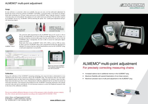Multi-point adjustment