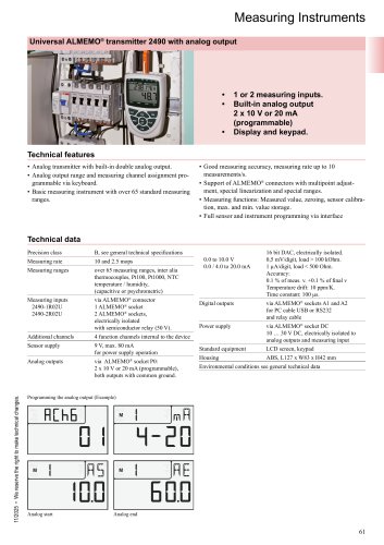 Transmitter ALMEMO&reg; 2490-english
