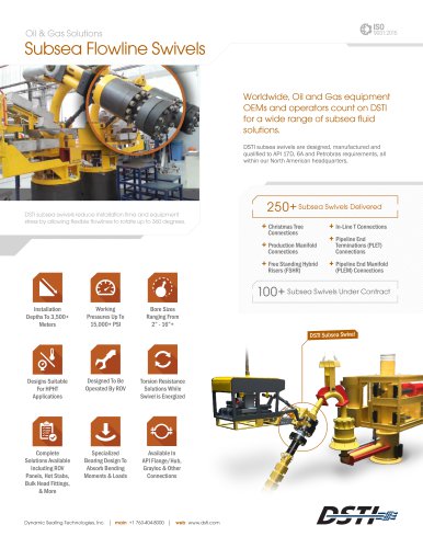 Subsea Flowline & Jumper Systems Brochure