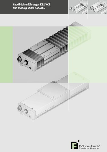 Ball Bushing Slides KBS/KCS