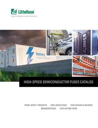 HIGH-SPEED SEMICONDUCTOR FUSES CATALOG