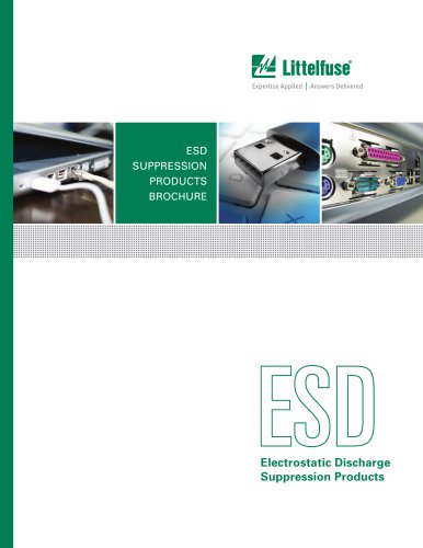 Littelfuse Electrostatic Discharge Suppression Products Catalog