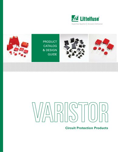 Littelfuse Varistors Circuit Protection Products Catalog