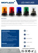 Scheda tecnica - Lampeggiante LED-R401/400 - 1