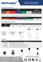 Scheda tecnica - Lampeggiante LED-TLM 70mm - 2