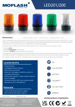Scheda tecnica - Lampeggiante LED201-200 - 1