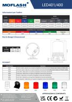 Scheda tecnica - Lampeggiante LED401-400 - 2