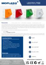 Scheda tecnica - Lampeggiante LED701-700 - 1