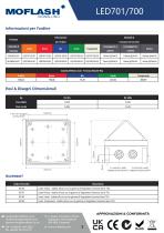 Scheda tecnica - Lampeggiante LED701-700 - 2