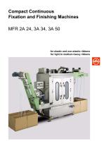 MFR...A – Compact continuous fixation and finishing machine