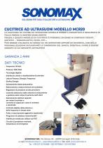 CUCITRICE AD ULTRASUONI MODELLO MCR20