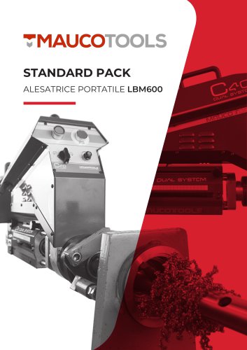 Alesatrice Portatile per alesatura e saldatura LBM-600 DUAL SYSTEM