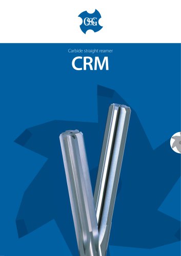 CRM Carbide straight flute reamer