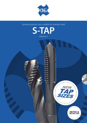 S-Tap Cutting Taps for General Application