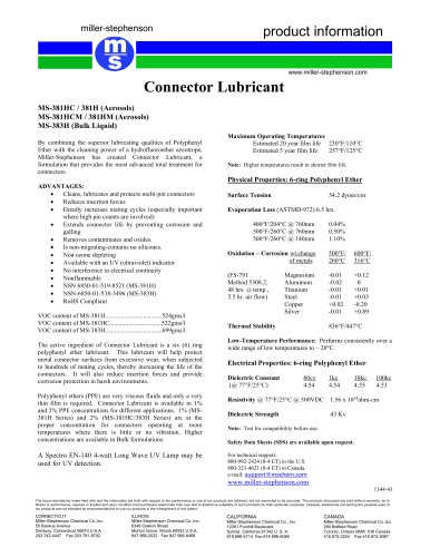 Connector Lubricant