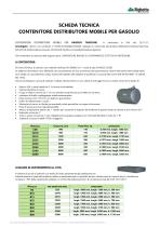 CONTENITORE DISTRIBUTORE MOBILE PER GASOLIO