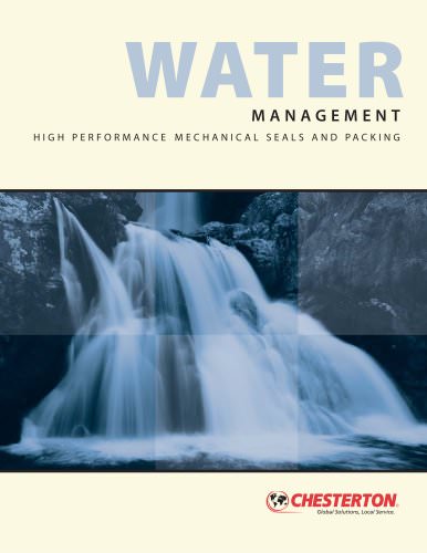 Water Management, High performance mechnaical seals and packaging