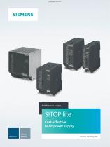 SITOP Lite- low-cost basic power supply