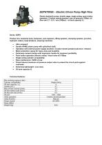 EDPH Series - Electric Power Unit Single acting