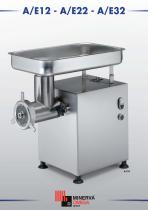 Table-top meat grinder A/E12 - A/E22 - A/E32