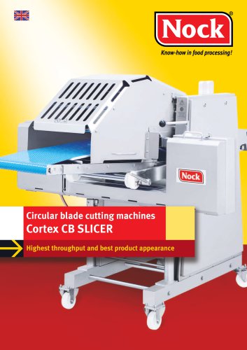 Circular blade cutting machines Cortex CB SLICER