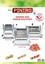 SKEWER AND KABOB MACHINES P160 - P480 - P720