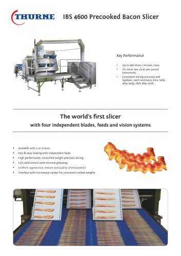 IBS 4600 Precooked Bacon Slicer