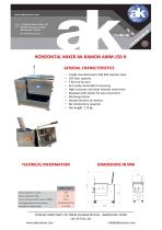 HORIZONTAL MIXER AK-RAMON AMM-150 H