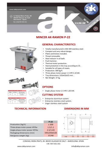 MINCER AK-RAMON P-22