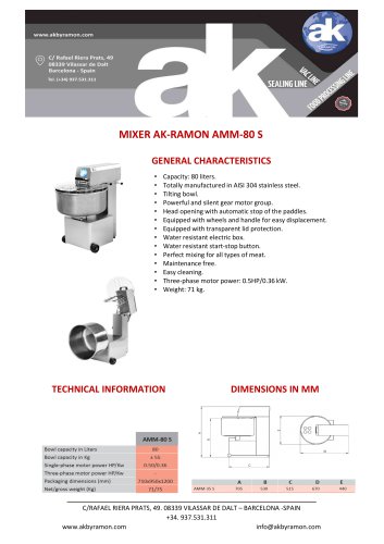 MIXER AK-RAMON AMM-80 S