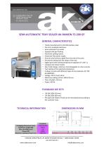 SEMI-AUTOMATIC TRAY SEALER AK-RAMON TS-200 GF