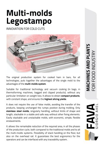 Multi-molds Legostampo
