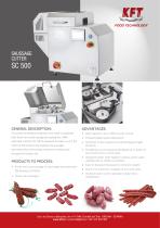 KFT - Cutter / Separator for fresh or cured sausages SC-500