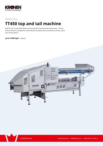 TT450 top and tail machine