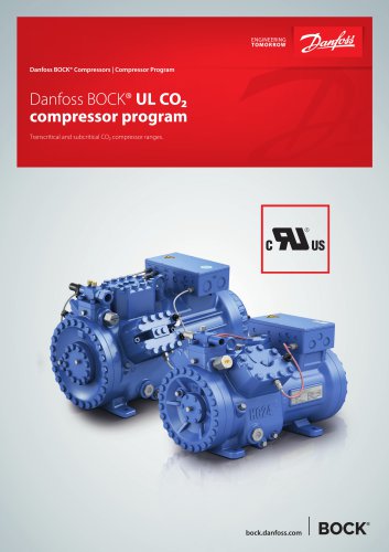 Danfoss BOCK® UL CO compressor program