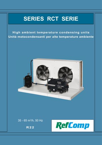 Catalogue Moto-condensing units RCT series