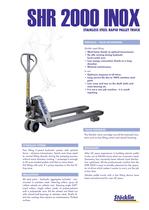 SHR 2000 INOX STAINLESS STEEL HIGH SPEED LIFT TRUCK