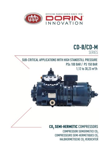 CO2 Subcritical Semihermetic Compressors PSs 100 BAR